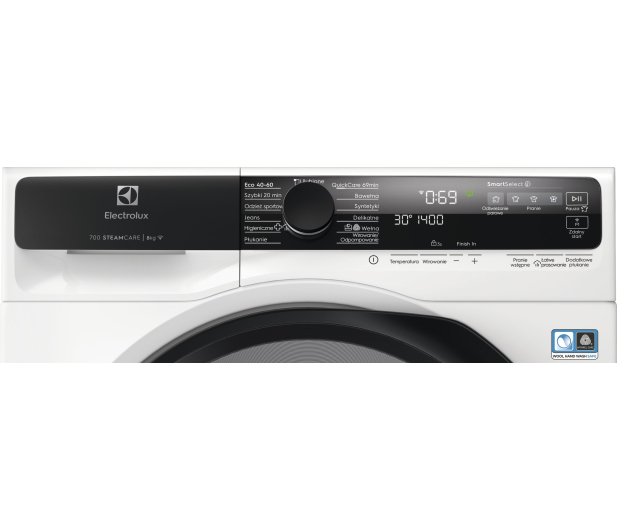 Pralka Electrolux EW7F5482CP SteamCare 700 8kg 1400obr SteamCare Connected+ SmartSelect - 1272624 - zdjęcie 4